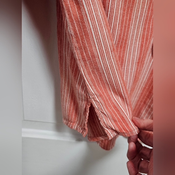 Baxter & Wells Women's Red-Orange Striped Top - Picture 7 of 9